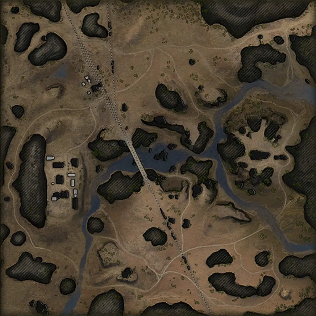 Миникарта Тундра (Tundra) — World of Tanks